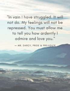Mr. Darcy, Pride & Prejudice