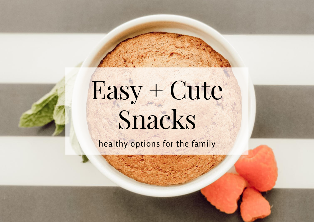 Easy and cute back to school snacks