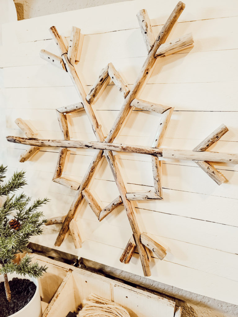 Pottery Barn Inspired DIY Christmas Snowflake