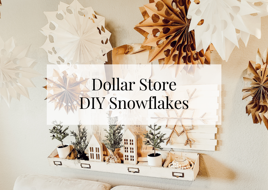 Amazing DIY Dollar Store Giant Snowflakes