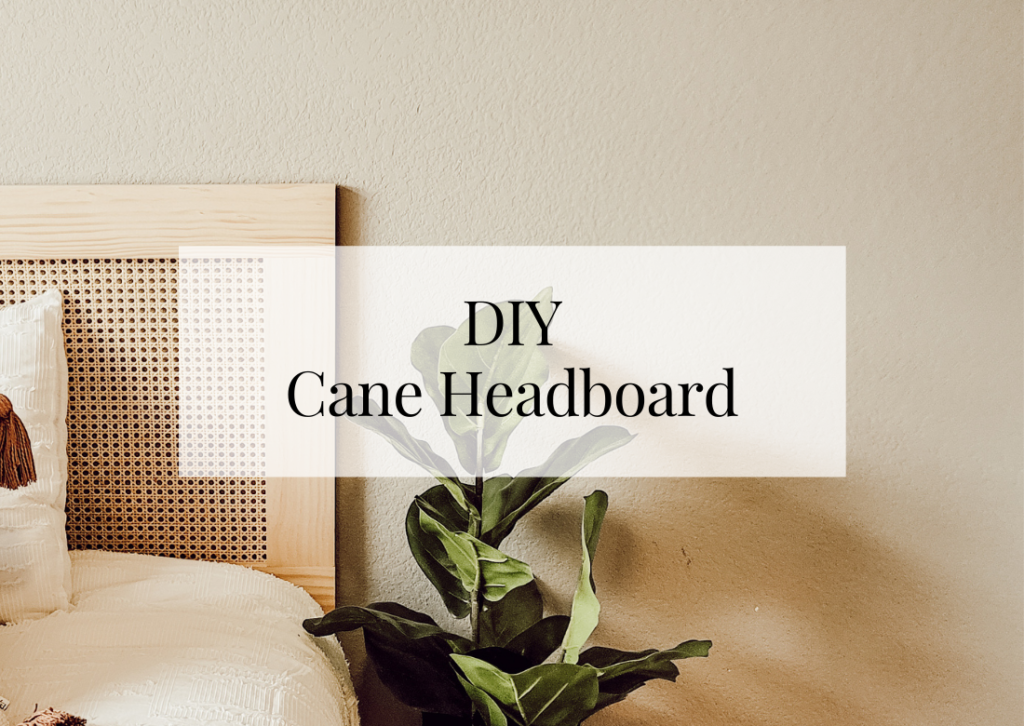 Affordable DIY Cane Headboard