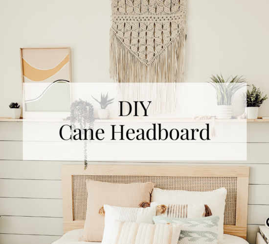 Affordable DIY Cane Headboard