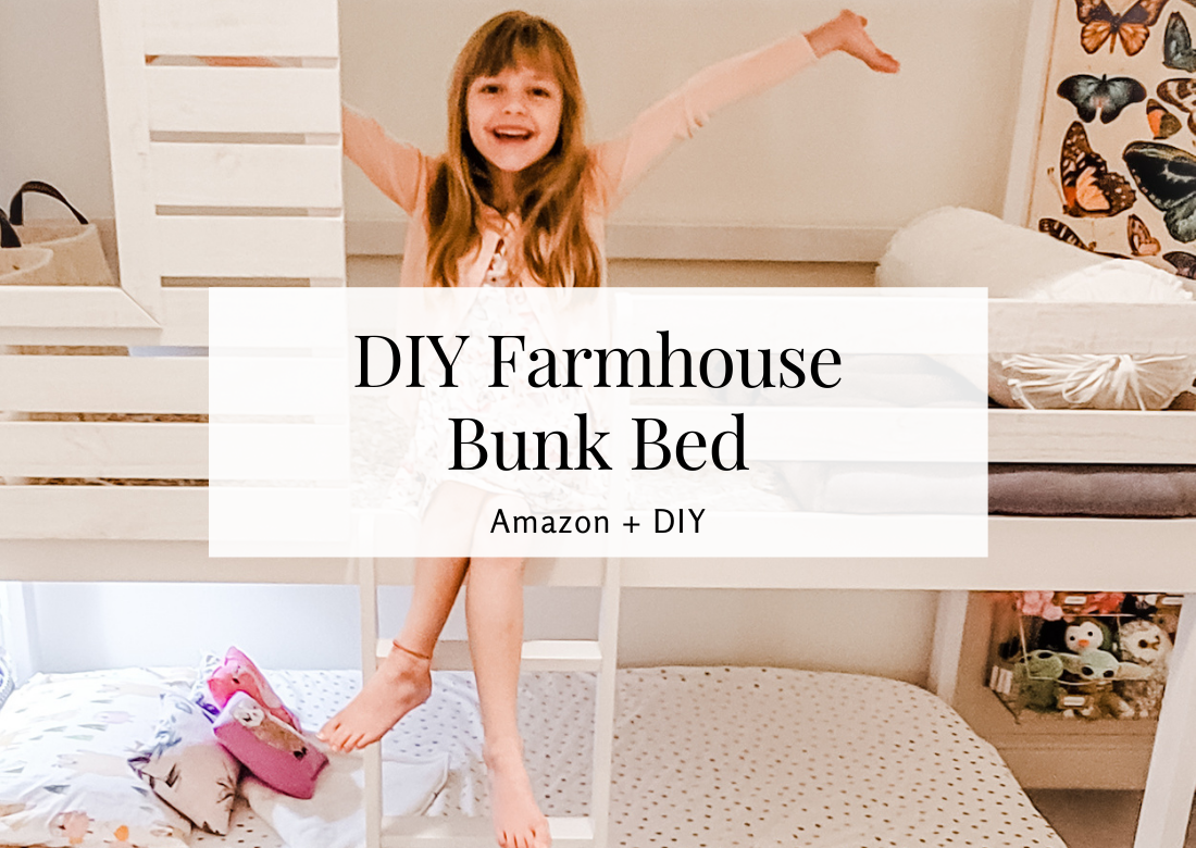 DIY Farmhouse Bunk Bed