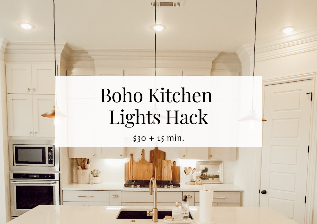 How to Hack Boho Kitchen Island Lights