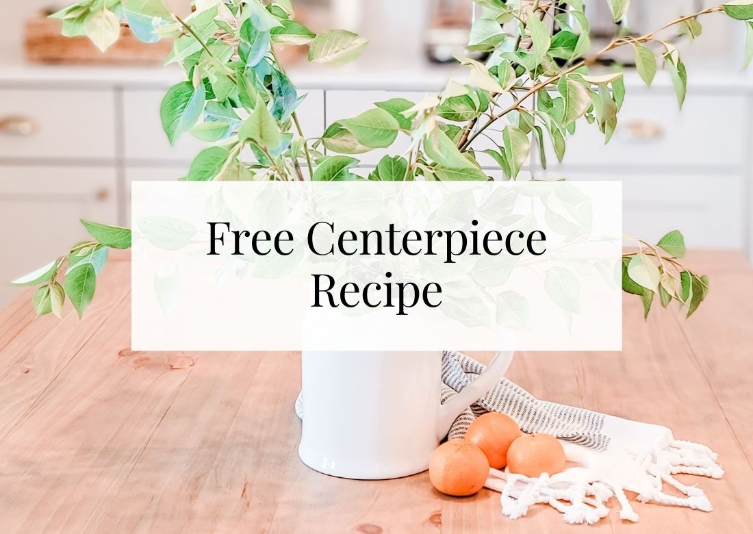 Create a free centerpiece with this recipe