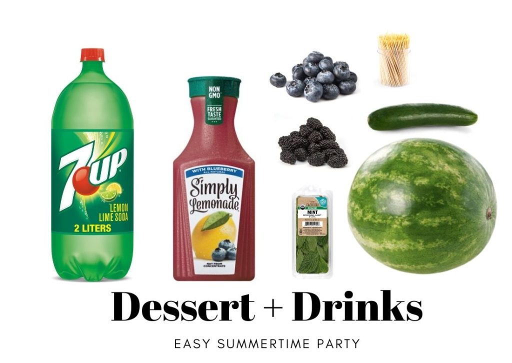 delicious and easy summer dessert and drink