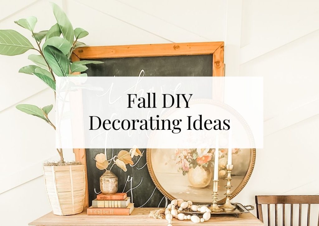 Beautiful fall DIY decorating ideas