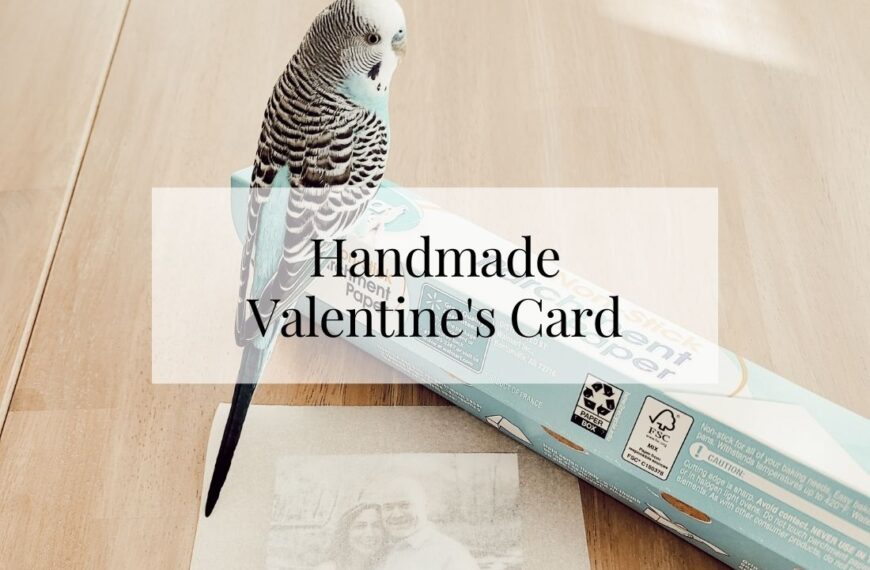 Handmade Wooden Valentine’s Card