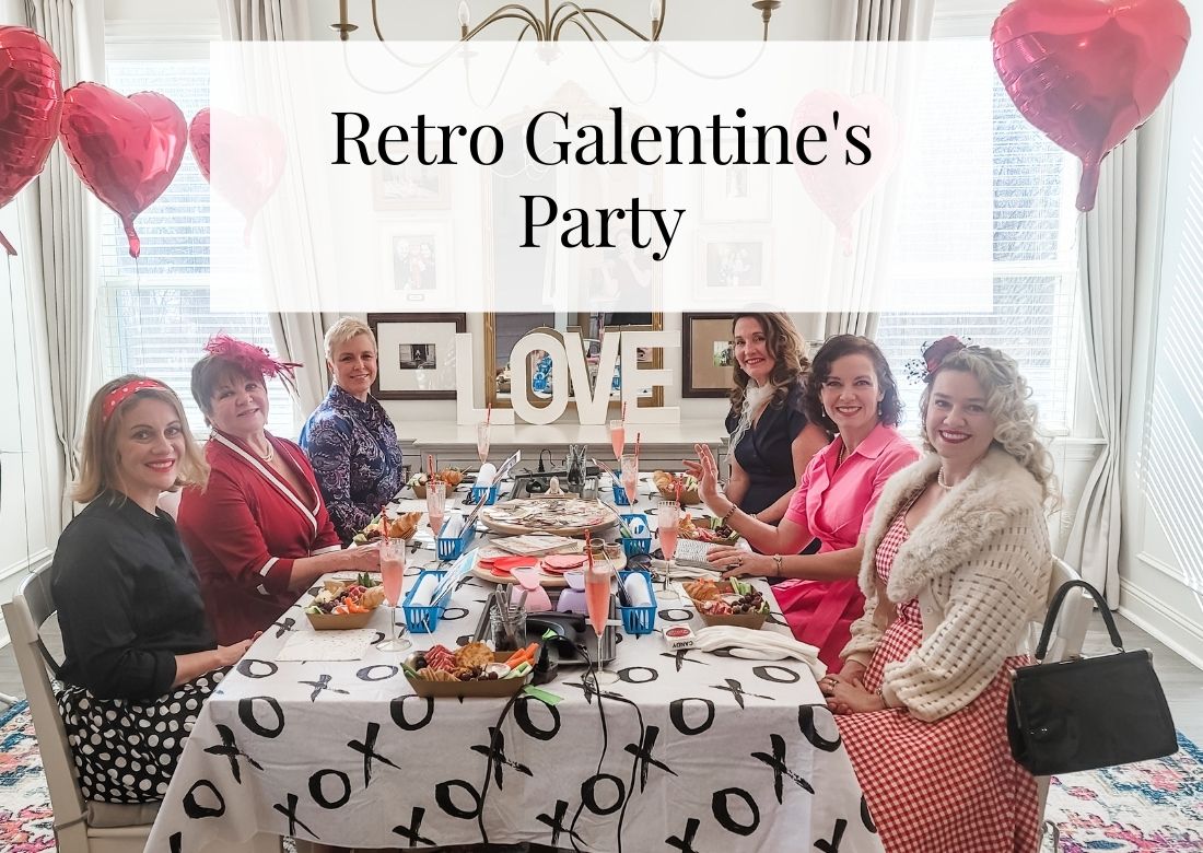 Retro Galentine's Party