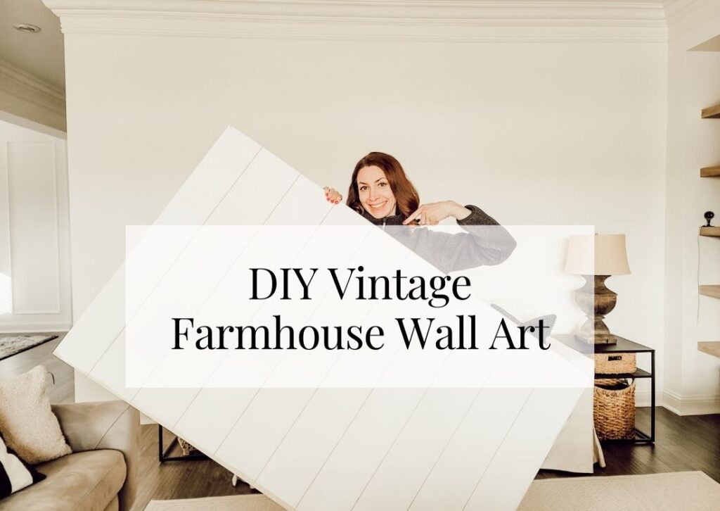 DIY Vintage Farmhouse Wall Art