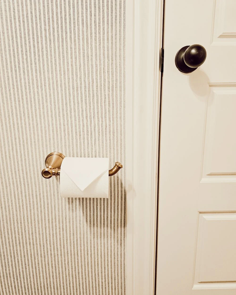 Powder Bathroom Design toilet paper holder